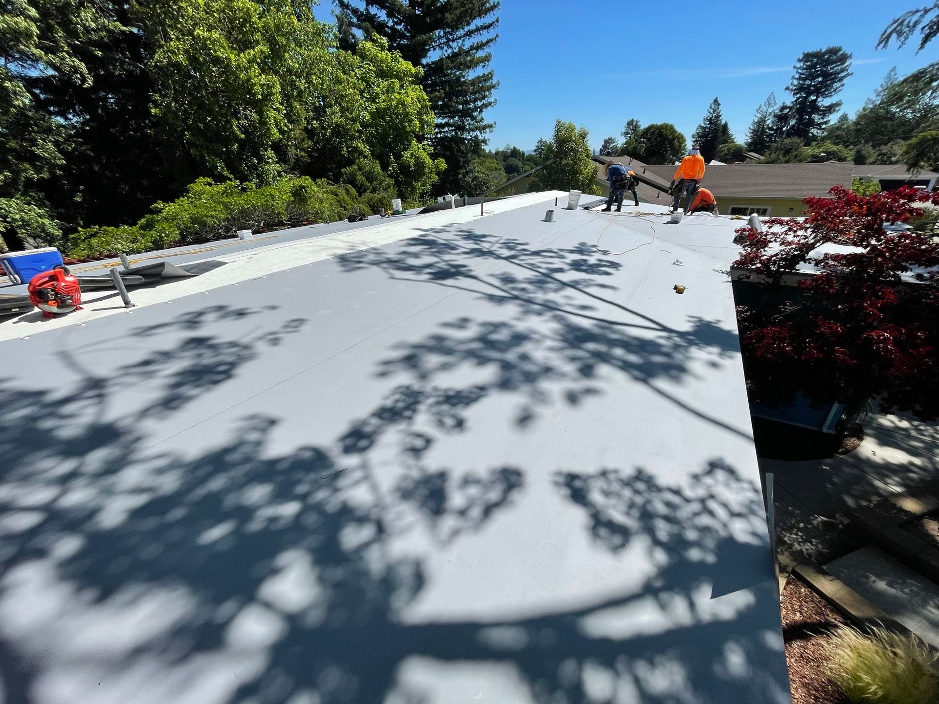 Flat roof residential